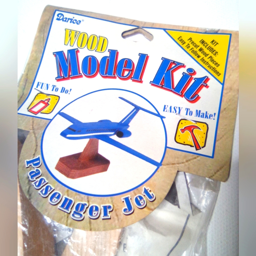 Wood model airplane kit